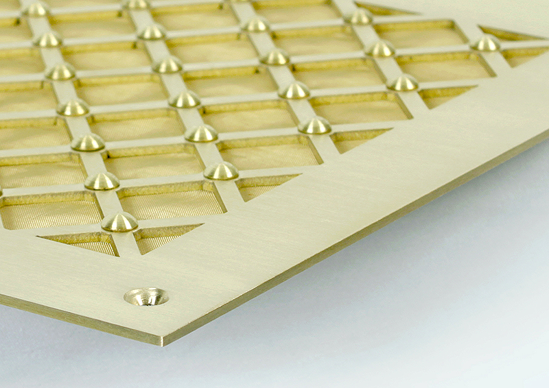 Декоративные решётки из латуни